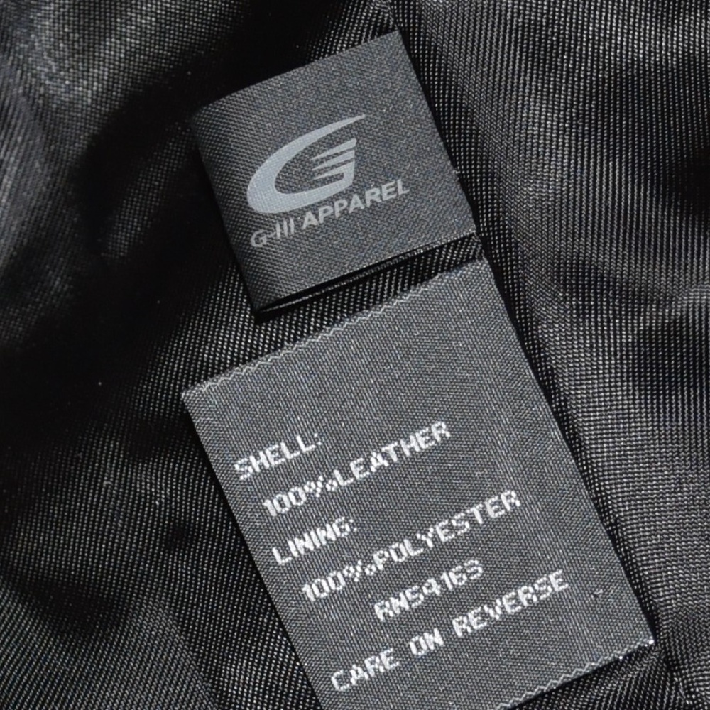 Kenneth Cole Reaction 100% Leather Jacket - Picture 7 of 8